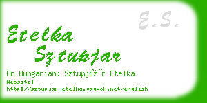 etelka sztupjar business card